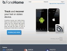 Tablet Screenshot of myfonehome.com